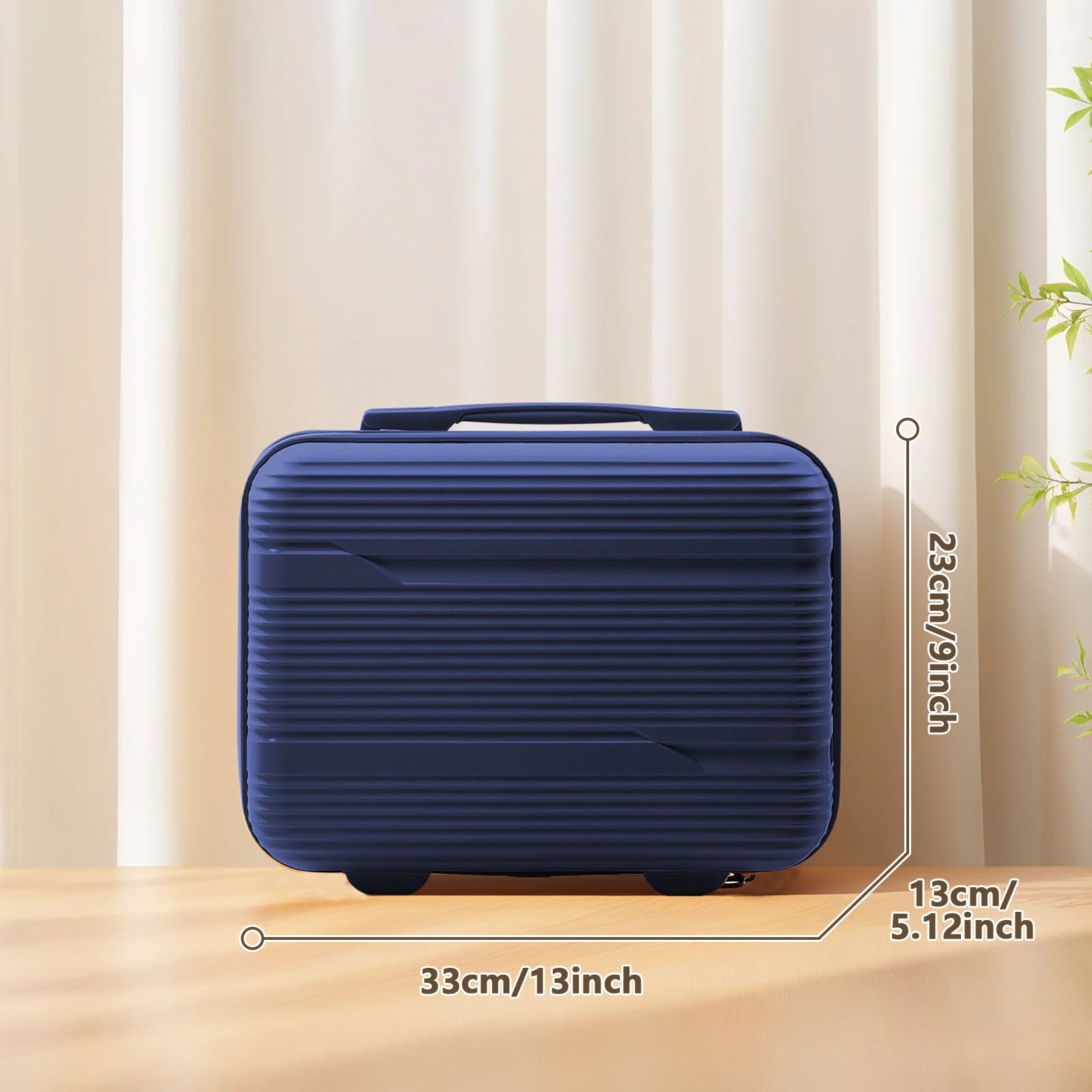 Travel Suitcase Rolling, Carry on Boarding Luggage Cabin Set with Cosmetic Case Spinner Wheels Travel Trolley Case 13 20 Inch