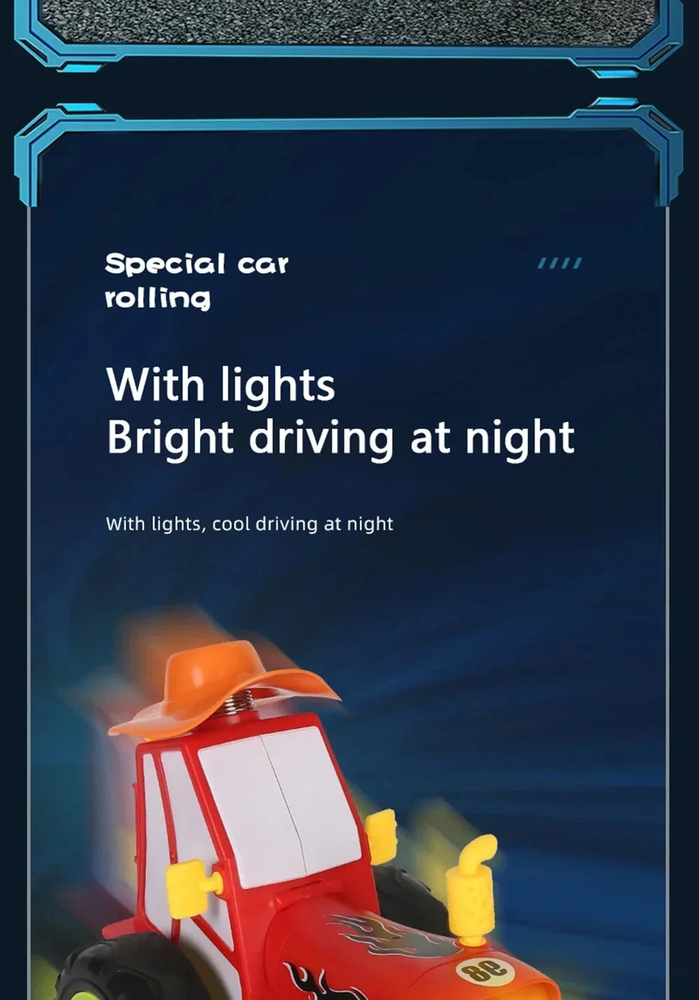 Crazy Jumping Stunt Car Wireless Infrared Remote Control Car Dance Lights Music Swing Fun New And Unique Children's Toys