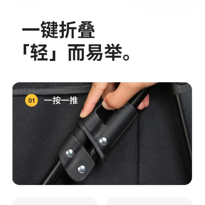 Pet Stroller Dog Cat Large and Small Dog Out Pet Cart Outdoor Travel Lightweight Foldable Cat Supplies