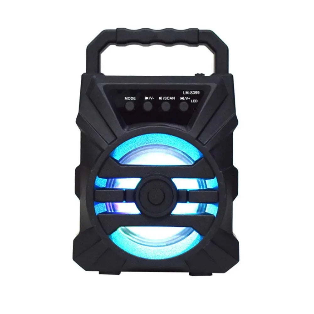 500mAh Bluetooth speaker Sound box high power bluetooth speakers TF Udisk karaoke handheld sound subwoofers for dancing