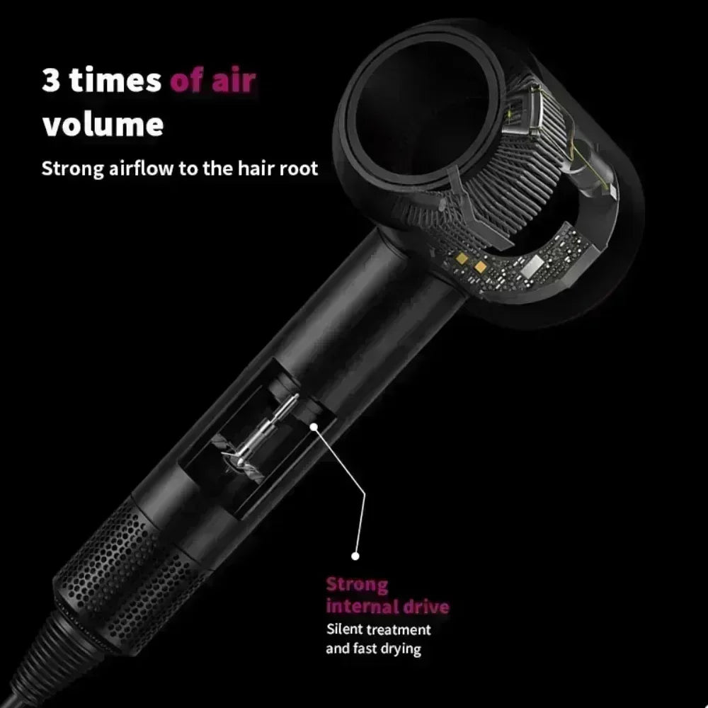 Ionic Hair Dryer with Hot and Cold Air Functionality – Lightweight 5 in 1 Professional Styling Tool for Easy Blowouts