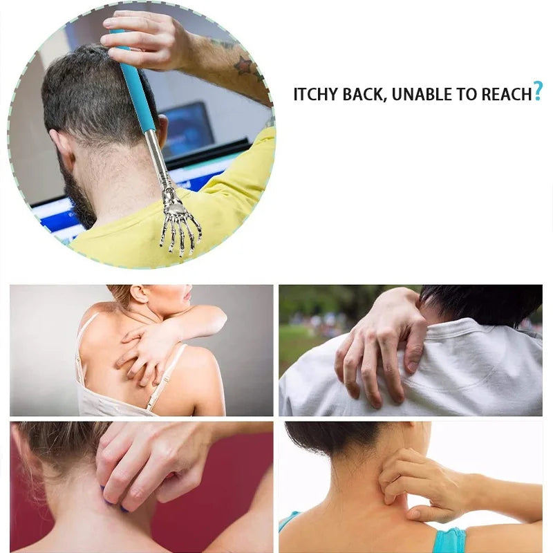 Retractable Stainless Steel Claw Massager For Back Massage Promotion Tools Blood Circulation Relax Health Back Scratcher Tool