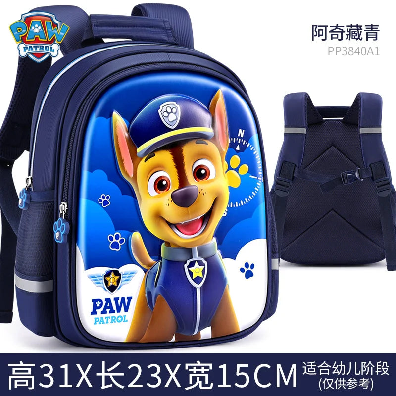 Original PAW Patrol Children School Bag Cute Dogs Fashion Boy Girl Backpack Kids Kindergarten Backpacks Chase Skye Baby Gift