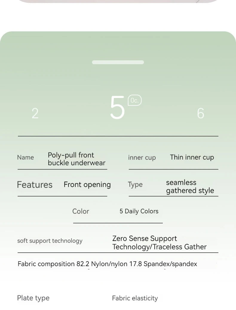 New Pregnant Women's Front Open Button Breastfeeding Bra Women's Large Steel Ring Free Bra Traceless Thin Comfortable Bra