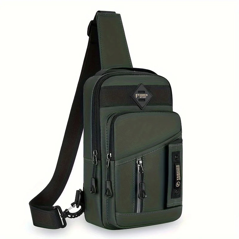 New Men Shoulder Bags Chest Bag Multifuncional Crossbody Bags Travel Sling Bag