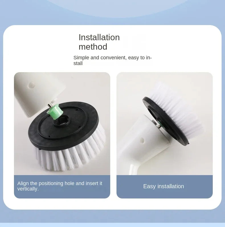 New Style Electric Cleaning Brush 5 in 1 Electric Multi-functional Home USB Automatic Cleaning Brush for Kitchen & Bathroom