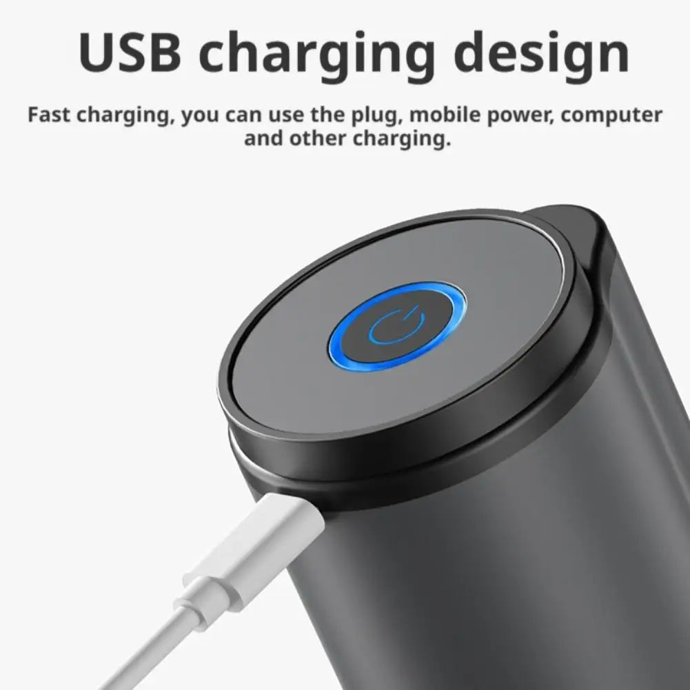 Pepper Grinder Electric Mill Rechargeable Design Kitchen Gadget Fast Grinding Coarse Fine Adjustable Cooking Essential Tools