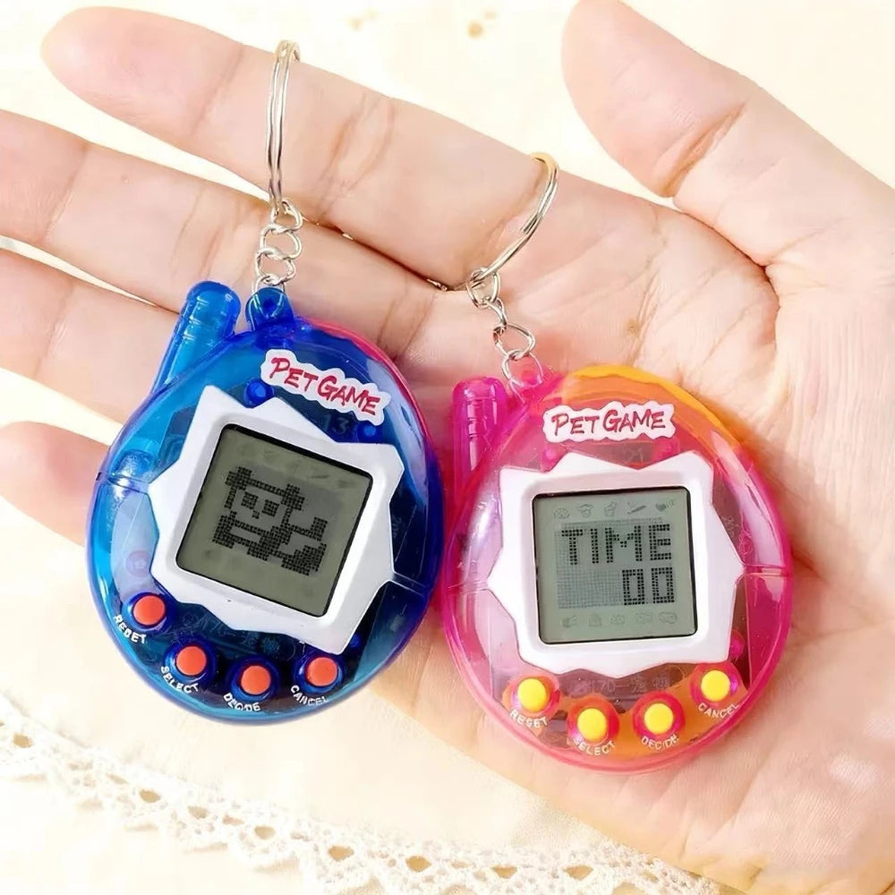 1PC Transparent Electronic Pets Nostalgic 168 Pets In One Virtual Cyber Digital Nostalgic Funny Toys Pixel Funny Play