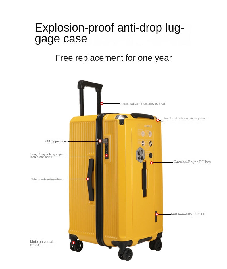 COLENARA High Quality Luggage 28"30" Large Capacity Trolley Case 22"26 ABS+PC Cart Type Duffel Bag 32"34 Inch Travel Suitcase