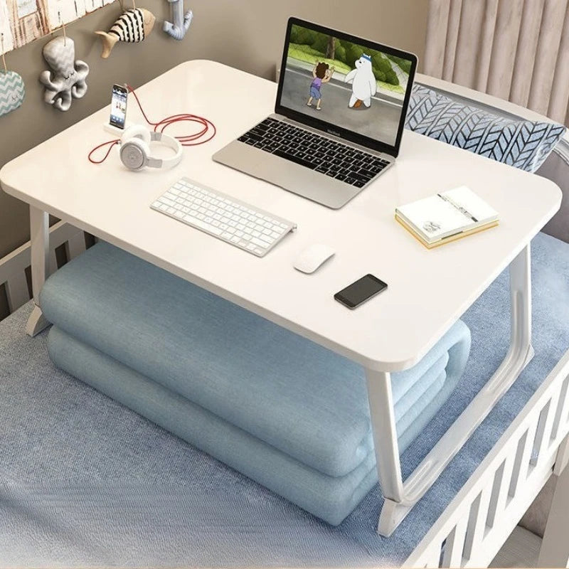 1pc Portable Ergonomic Cork Lap Desk with Bamboo Finish, Work Ergonomic Stand,Foldable Desk Design,Stable Desk Design