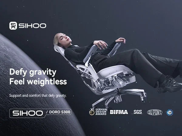 Ergonomic Office Chair Computer Chair with Dual Lumbar Support 6D Armrests Adjustable Rolling Mesh Gaming Chair office furniture