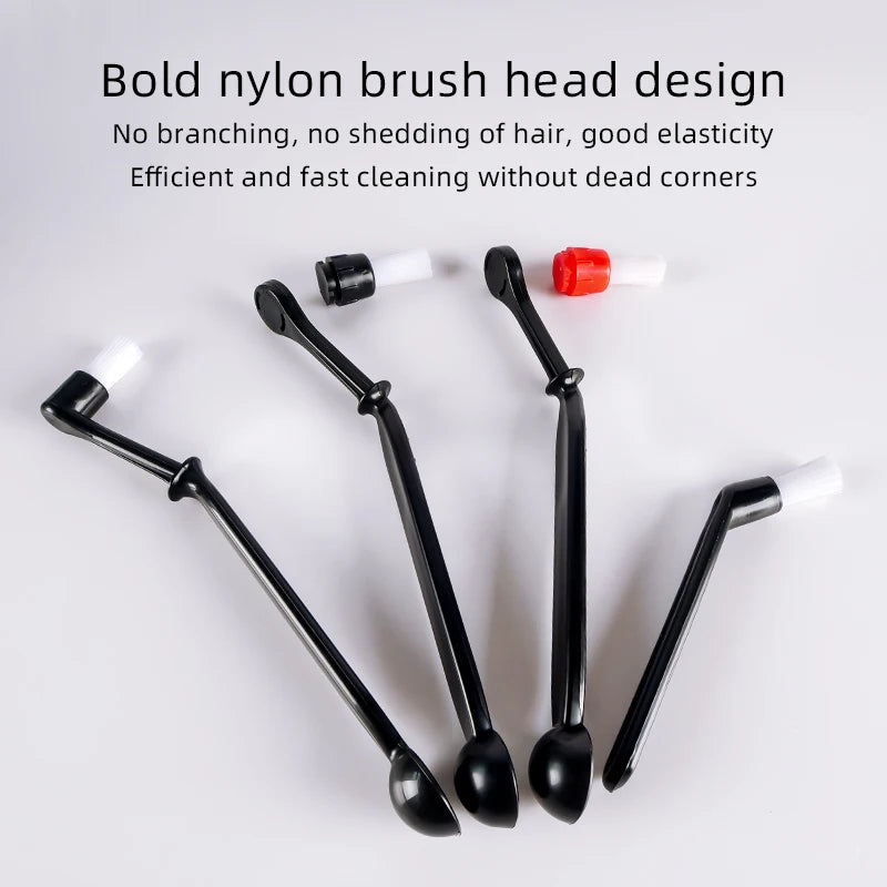 Food Grade Coffee Machine Cleaning Brush Long Handle Replaceable Cleaning Coffee Machine Cleaning Brush