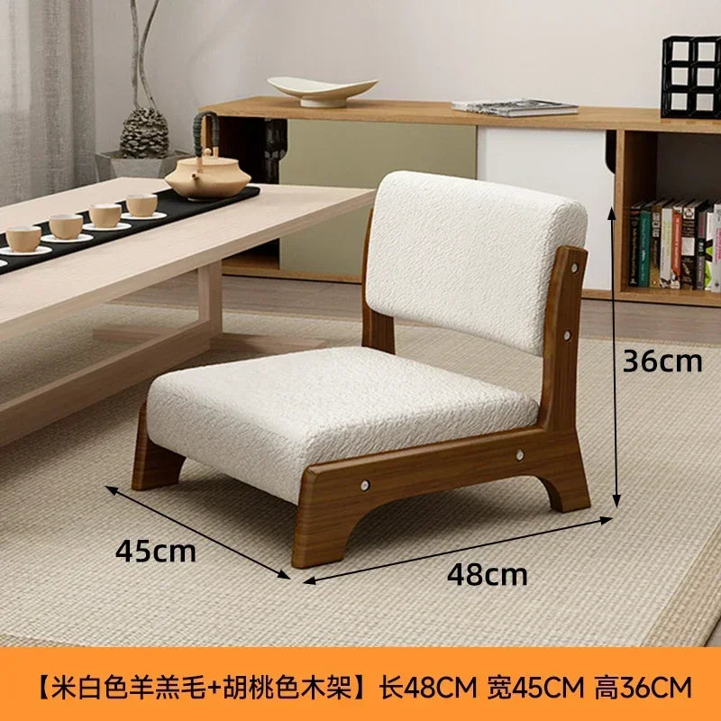 Modern Tatami Lazy Sofa Chair Japanese Living Room Furniture Back Floor Nordic Wind Bay Window Low