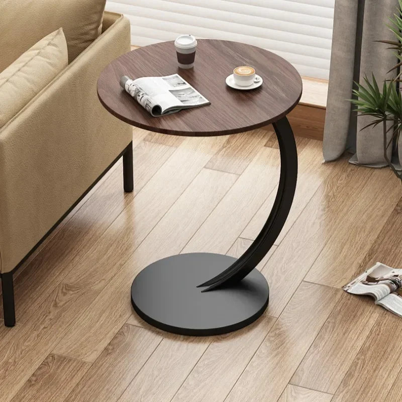 Designer Luxury Coffee Tables Gold Breakfast Minimalist Round Side Table Lounge Space Saving Mesa Auxiliar Living Room Furniture