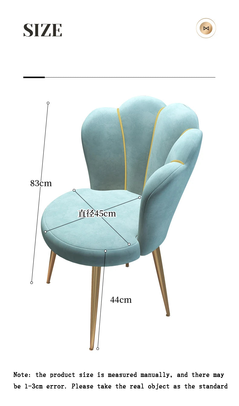 Nordic Furniture, Living Room Chair, Bedroom Makeup Stool, Modern Leisure Seat, Creative Armchair, Home Dining Chairs,Customized