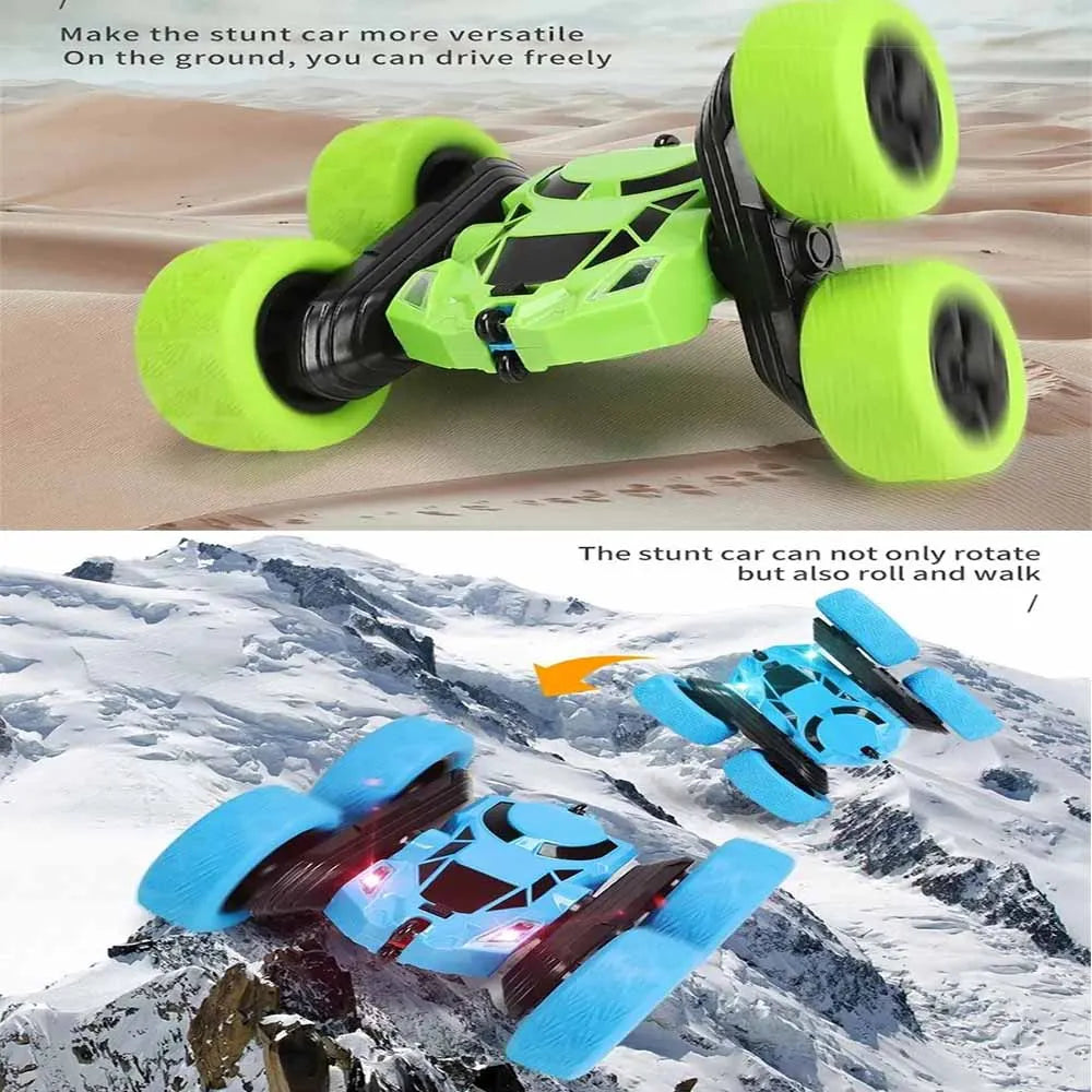 Rc Stunt Car Kids Double Sided Flip Remote Control Cars 2.4G High Speed 360° Rotation Drift Auto Toys Gifts for Boy Girl