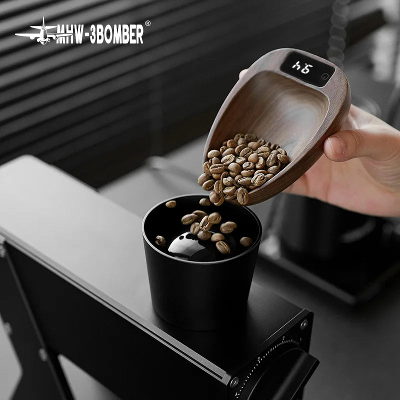 MHW-3BOMBER MVE Coffee Electronic Scale Weighing Bean Display Plate Hand Brewed Bean Dish Spray Bottle Set