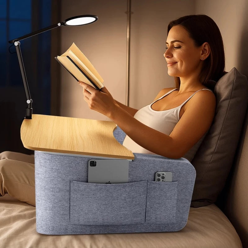 Multi-Functional Knee Laptop Desk Lazy Sofa Tray Table Bed Writing Stand Reading Gaming Table for Small Space Use