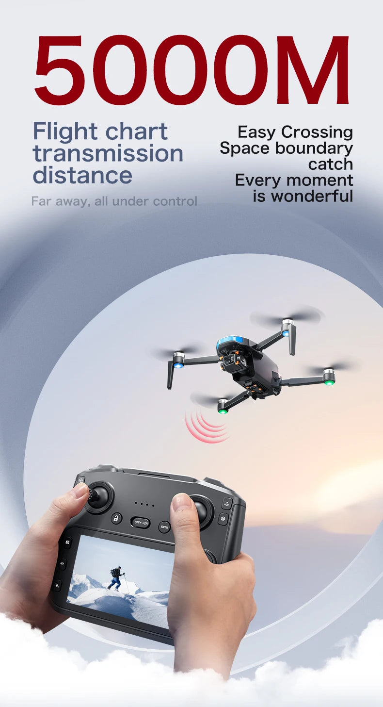 S-X1 MAX GPS Drone 4K Professional HD Camera 3-Axis Gimbal Aerial photography Brushless Screen 5G WIFI FPV Dron RC Quadcopter