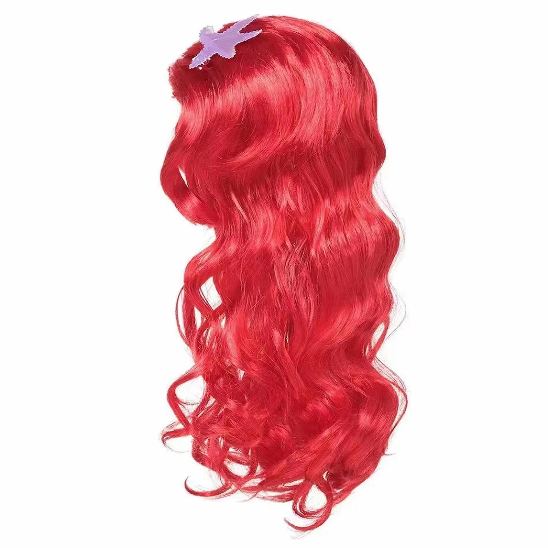 Children Princess Photography Props Cosplay Wig Aurora Elsa Anna Girls Snow White Hair Braid Wigs Rapunzel Belle Accessories