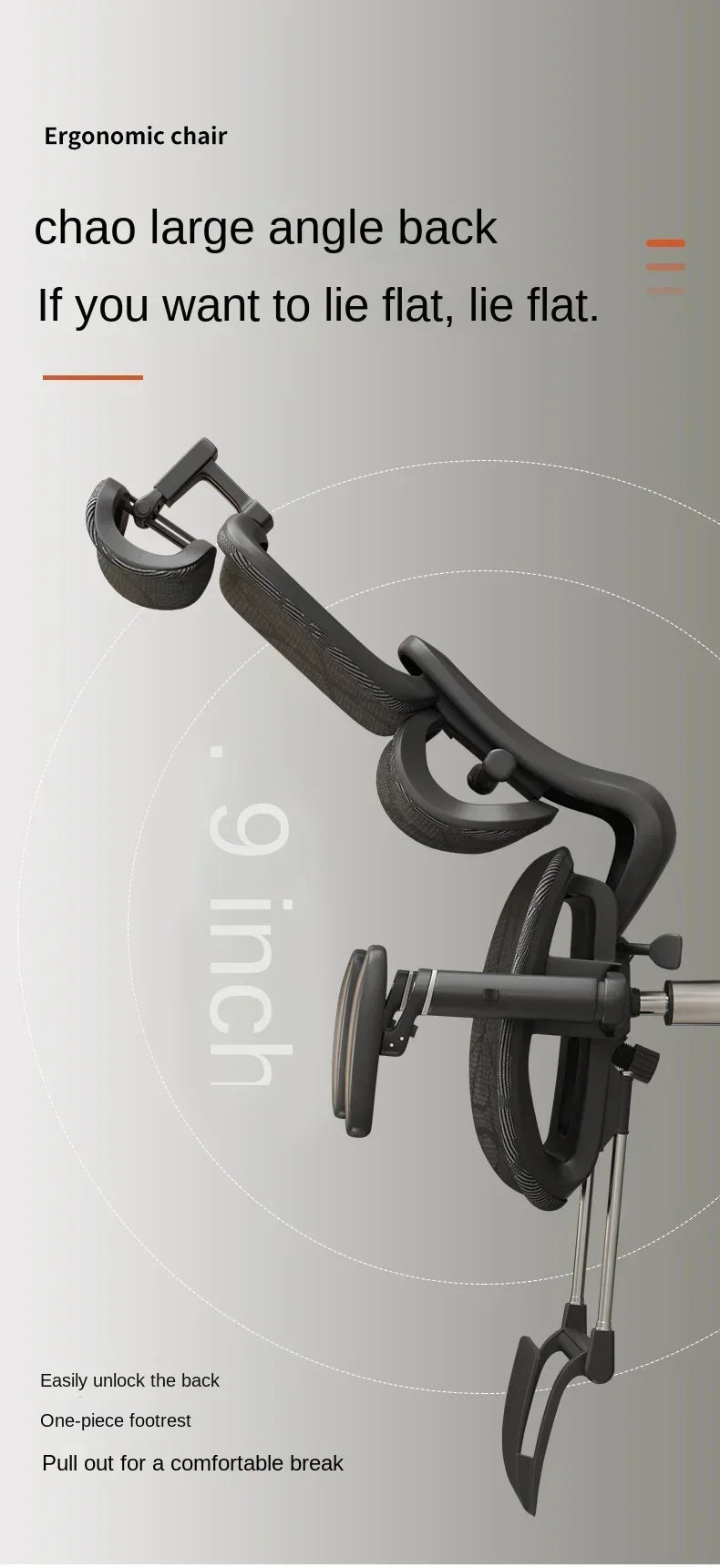 Ergonomic Chair Lumbar Computer Chair Home Comfort Sedentary Gaming Reclining Office Chair for Desk News Chaise Gaming Chair