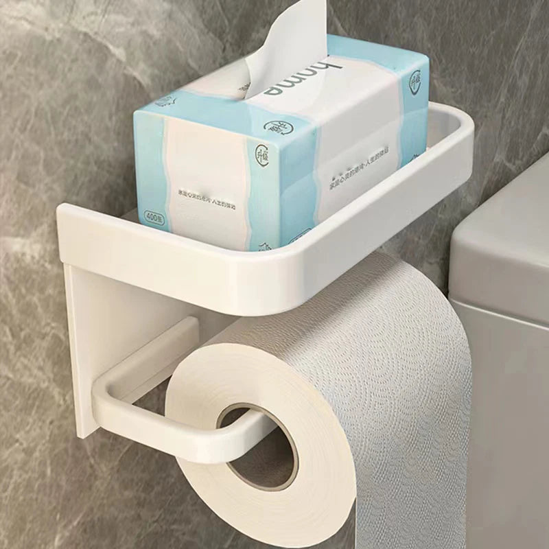 Aluminum Alloy Toilet Paper Holder Tissue Rack Bathroom Tissue Holder for Bathroom Storage Shelf Bathroom Accessories