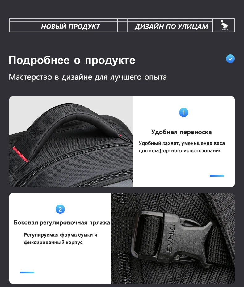 OIWAS Laptop Backpacks 15.6 Inch School Bags Waterproof Nylon 29L Casual Shoulder Bagpack Travel Teenage Men's Backpack Mochila