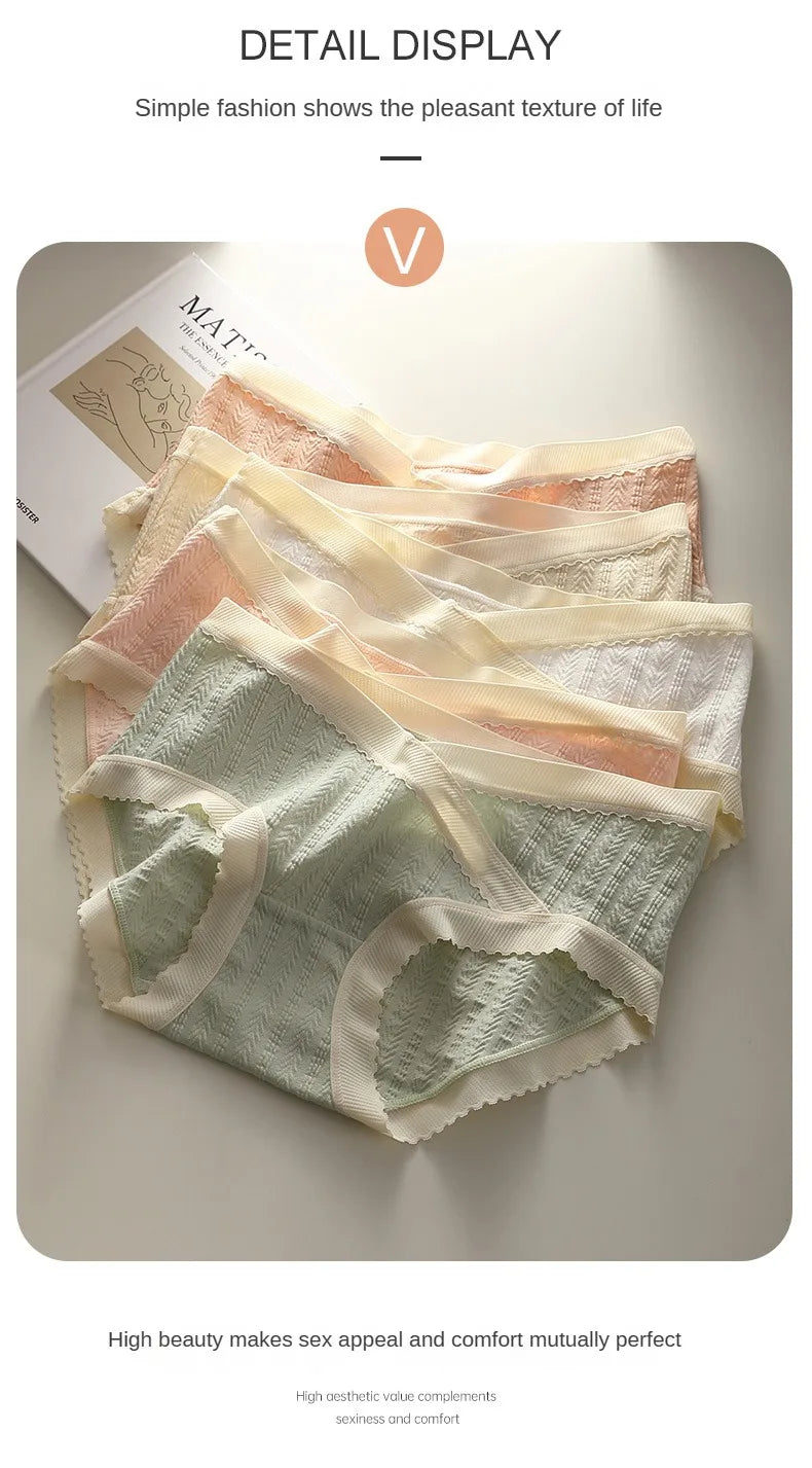 3PCS Soft Briefs V-shaped Abdominal Support Underpanties Pregnancy Childbirth Female Underwear Pregnant Woman Women's Panties