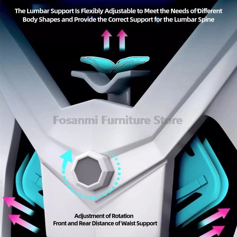 Breathable High Elastic Mesh Office Chair Comfortable Gaming Computer Chairs Adjustable Home Gamer Desk Swivel Chair Reclining