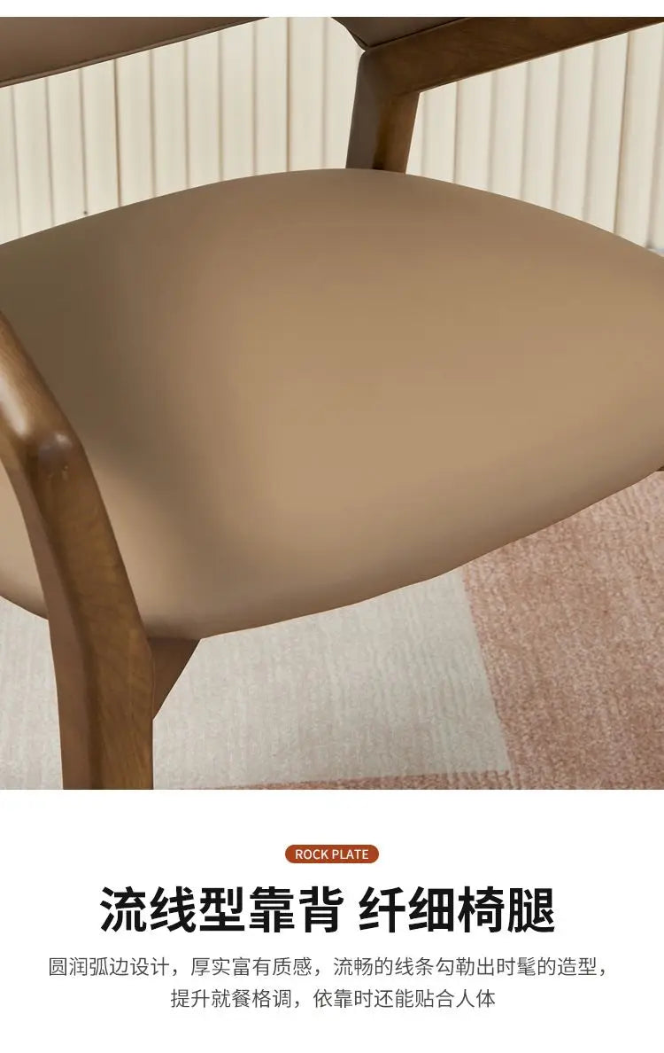 Nordic Simple Chair Solid Wood Italian Lounge Clear Aesthetics Modern Chairs Designer Entrance Minimalist Muebles Furniture