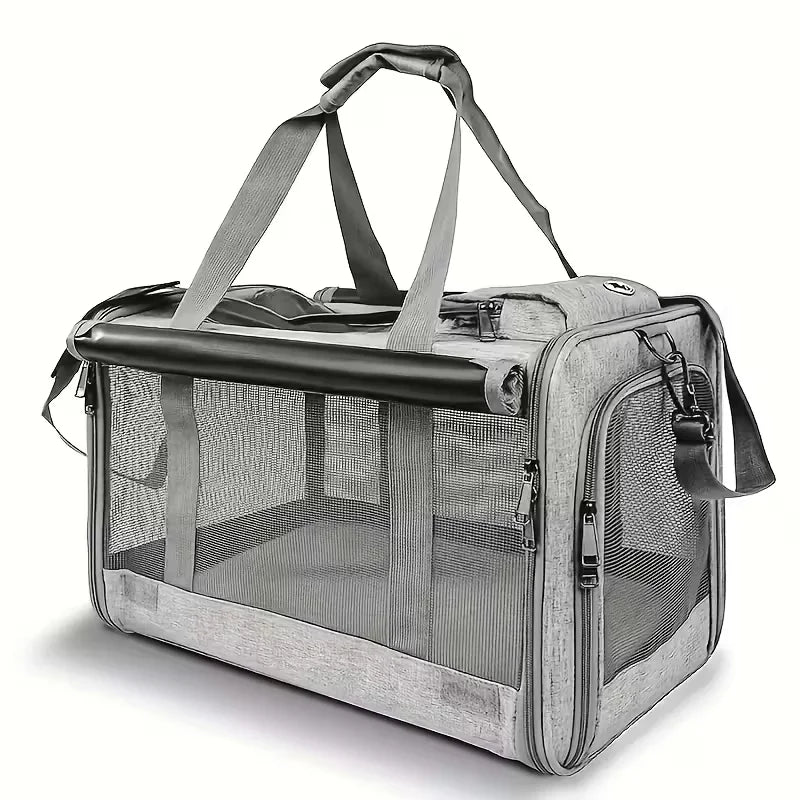 [Airline Approved Pet Carrier] Durable, Breathable Medium Cat And Small Dog Carrier