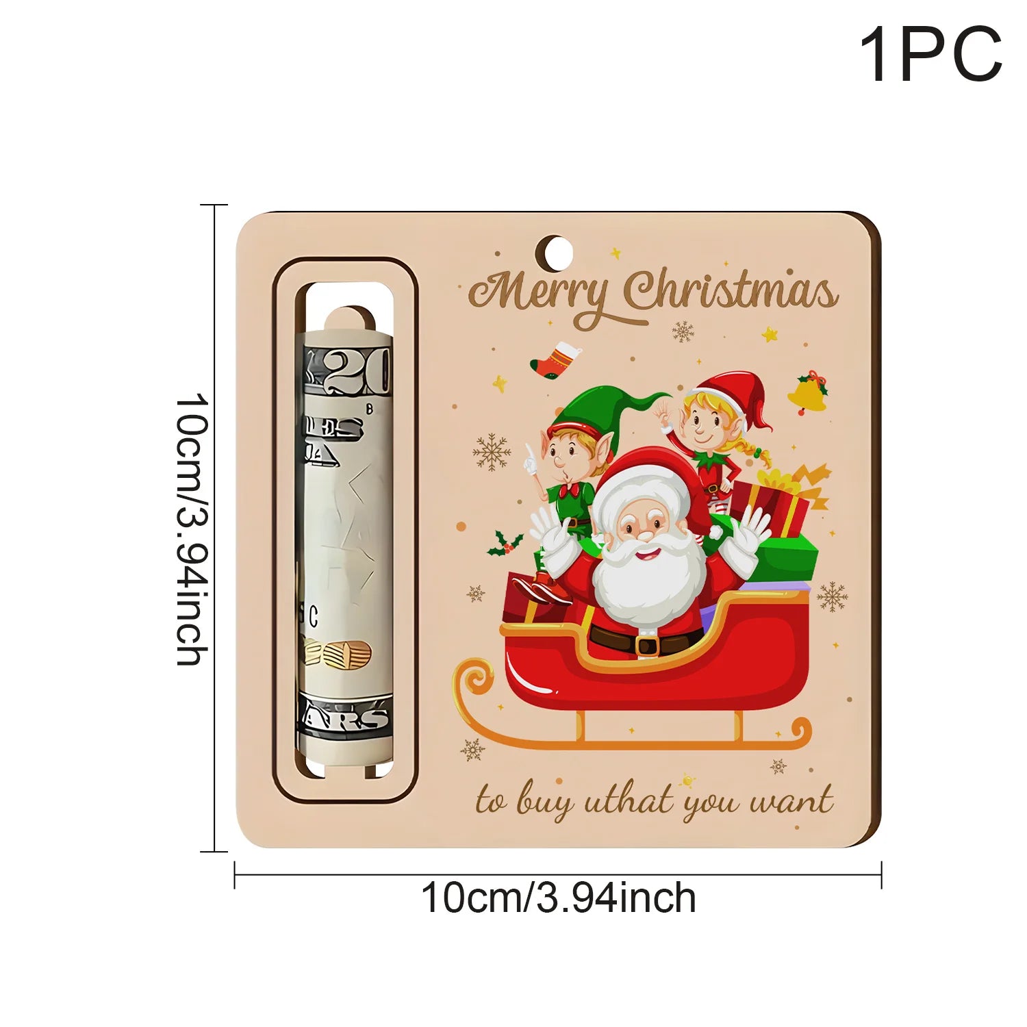 Christmas Cute Money Holder Christmas Ornament Decoration Santa Claus Snowman Christmas tree decorations