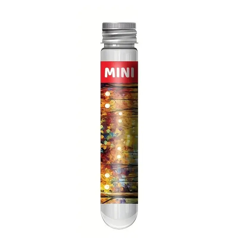 150pcs Test Tube Puzzle Strolling In The Rain Mini Travel Puzzle Gift Christmas House Paris Tower New Year
