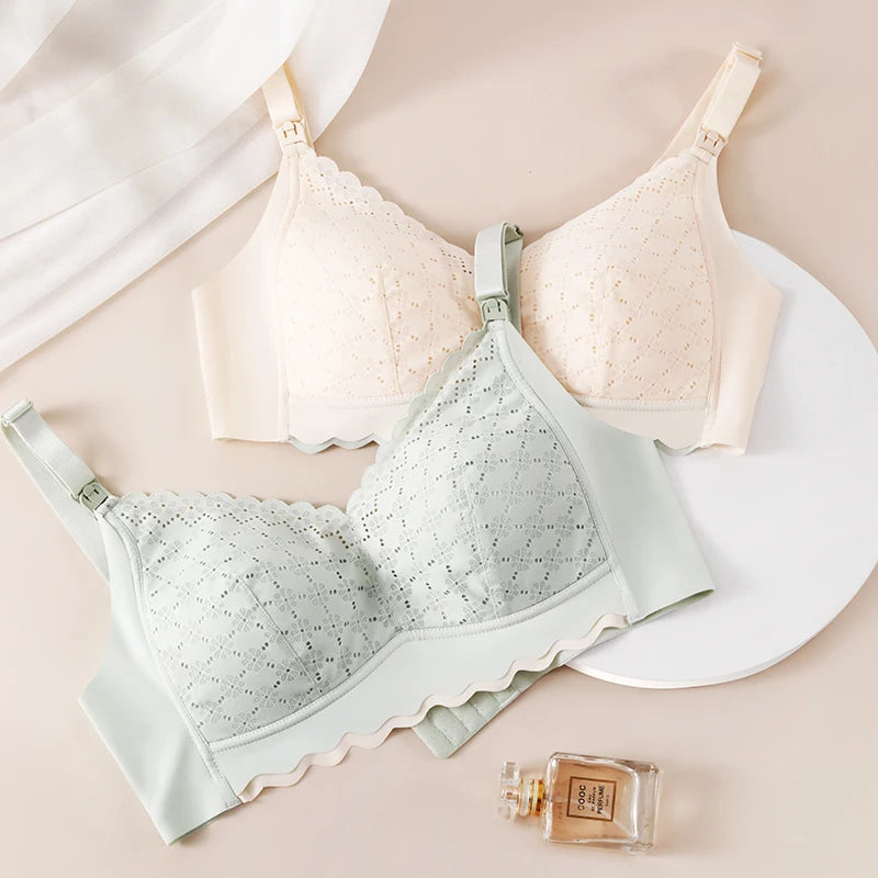 Breastfeeding Bra Summer Breastfeeding Thin Pregnant Women's Underwear Pregnancy Bra Ultra Thin Wrapped Anti Sagging Promotion