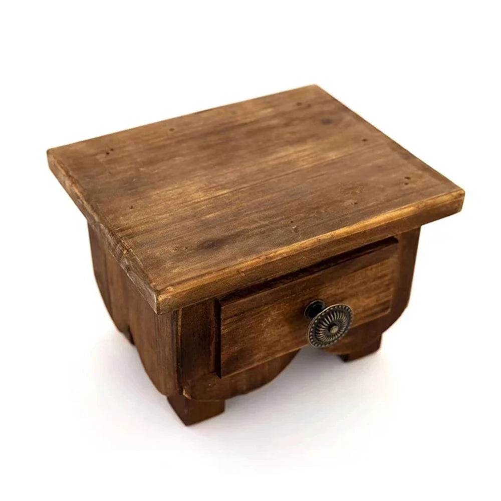 0-1 Month Newborn Photography Scenes Props Knitted Baby Costume Set Teddy Bear Doll Coffee Maker Props Studio Photo Accessories