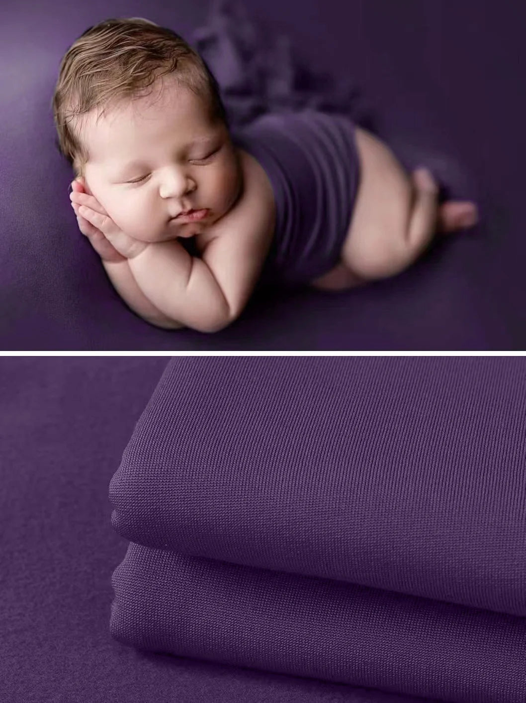 Newborn Photography Props Soft Wrap Blanket Backdrop Stretchable Fabrics for Baby Posing Studio Shooting Photo Accessories