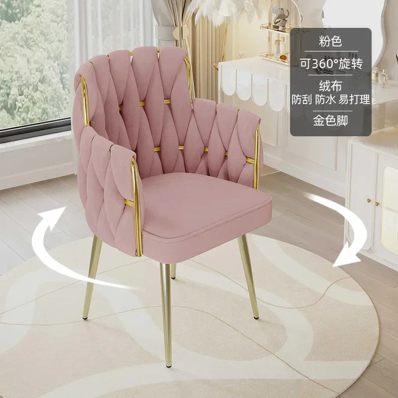 Study Throne Office Chair Vanity Modern Ergonomic Luxury Nordic Office Chair Designer Relaxing Sillas De Oficina Salon Furniture