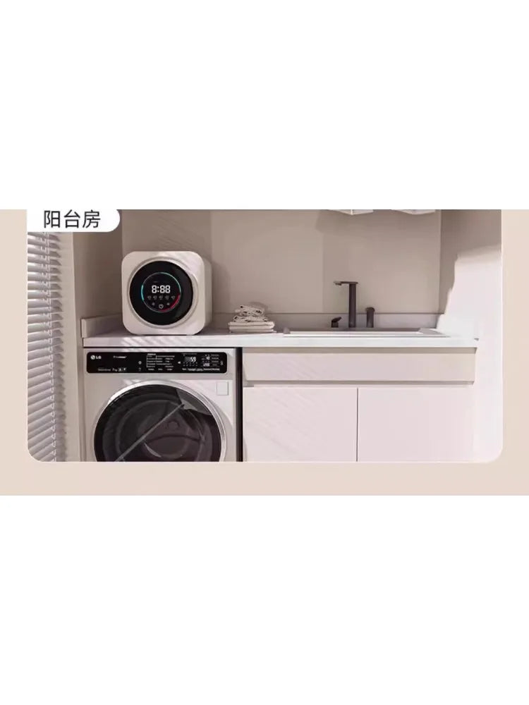 220V Portable Ultrasonic Mini Washing Machine Wall Mounted for Underwear Socks with Wash Dry Sterilize CBW