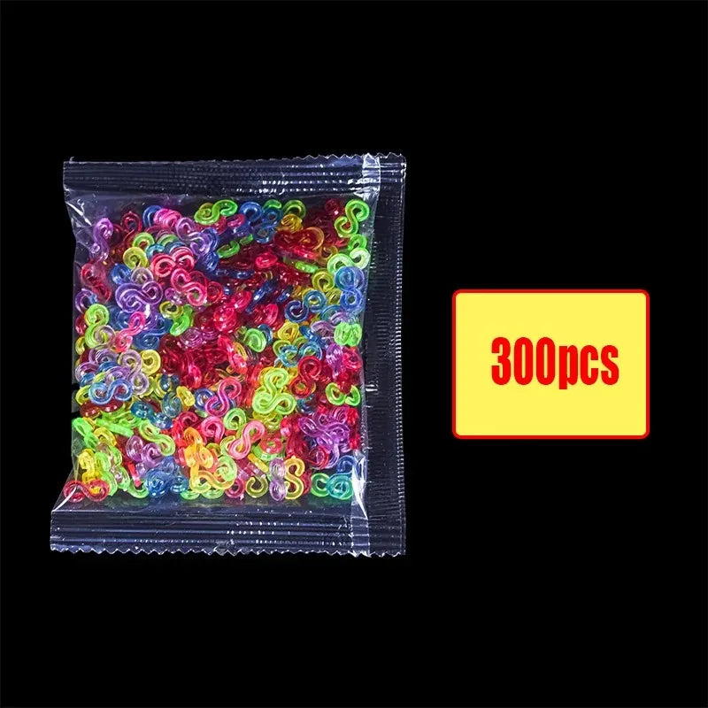 Loom Rubber Bands Refill Kit Premium Bracelet Making Kit for Kids Weaving DIY Crafting Toys Christmas Gift Children Toys