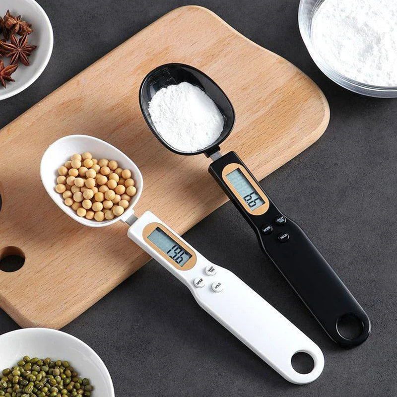 LCD Digital Measurement Adjustable Weighing Spoon Kitchen Scale Electronic Measuring Spoon Coffee Powder Scale Baking Scale