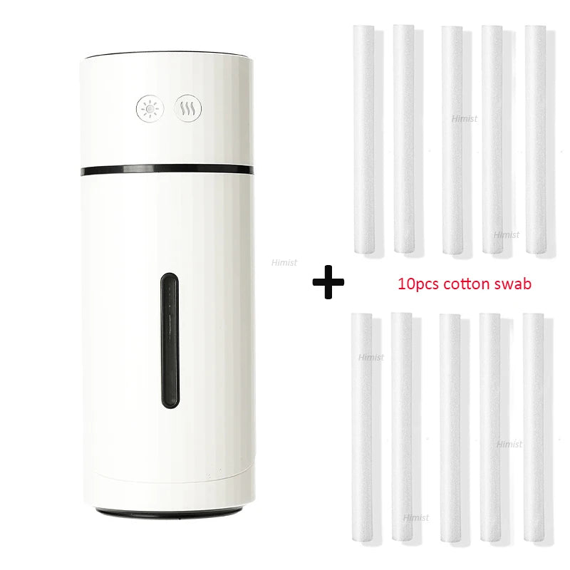 260ML Wireless Air Humidifier USB Aromatherapy Diffuser 1000mAh Rechargeable Battery Ultrasonic Cool Mist Maker Quiet Fogger