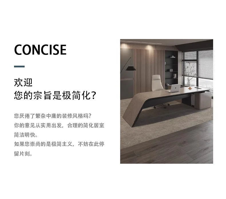 Designer Storage Office Desk Executive Modern Wooden L Shaped Office Desk Organizer Height Large Mesa Escritorio Furniture