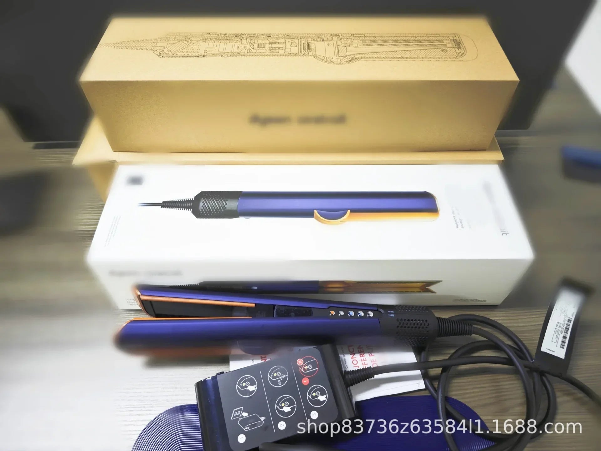 New Dry and Wet Flat Comb Portable Curling Iron Hair Salon Negative Ion Curling Iron Hair Dryer Straight Clip  Cepillo Rizos 다이슨