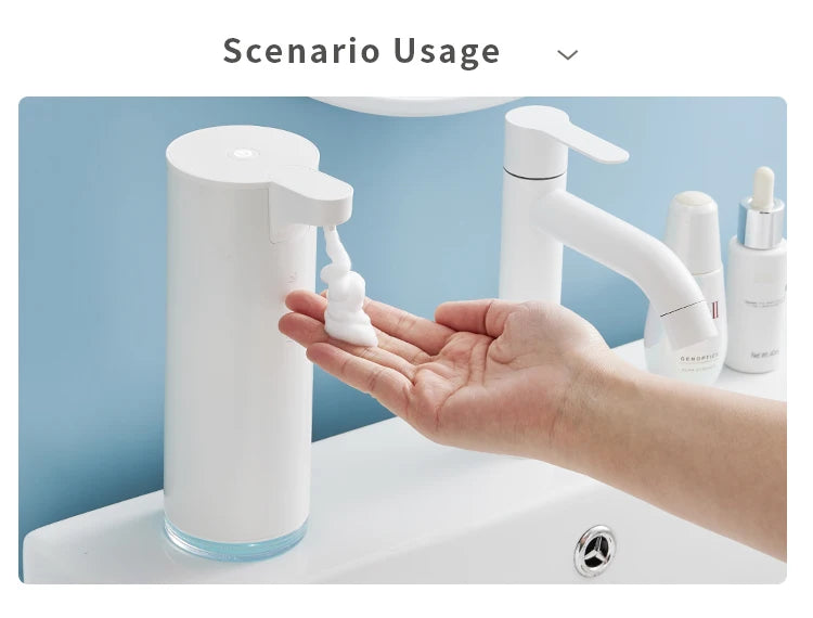 Stainless Automatic Soap Dispensers Rechargeable Touchless Sensor Smart Washing Hand Machine Liquid Hand Sanitizer Pump Foaming