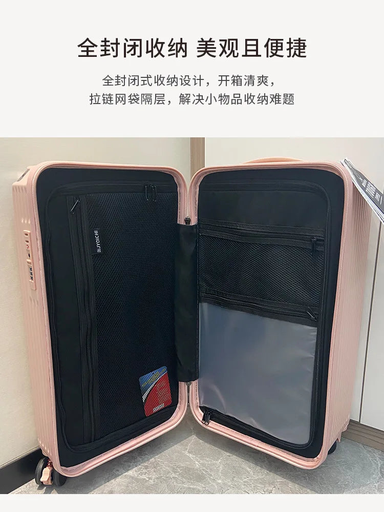 Luxury Large-capacity travel luggage 22/26/28/30/32/36 inch trolley suitcase mute brake men's and women's super fashion suitcase