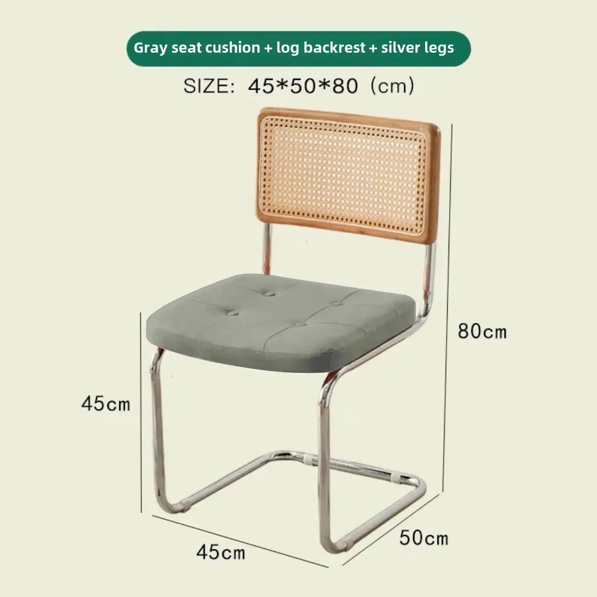 Kitchen Rattan Nordic Dining Chair Cesca Wooden Salon Design Ergonomic Dining Chair Modern Luxury Cadeira Home Furniture WK50DC