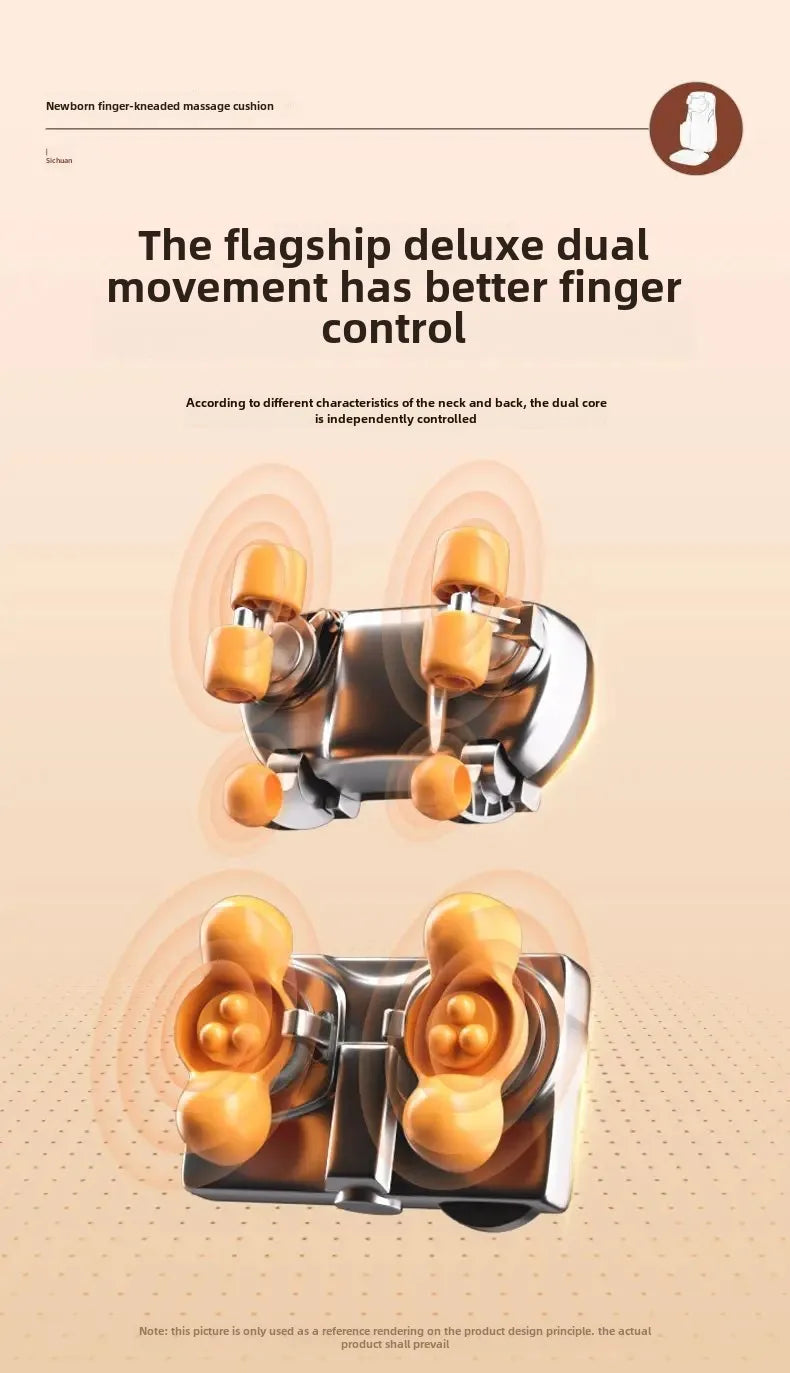 Dual-use Waist Walking Buttocks Cushion Vibrator Cushion for Back, Multifunctional Full Body Massage Mat, Neck and Back Massager