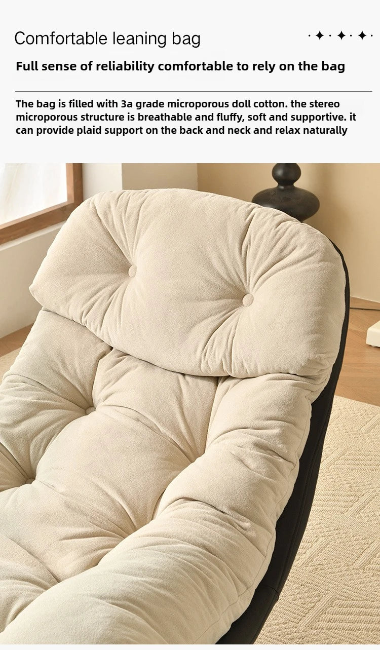 Minimalist Luxury Sofa Lounge Chair Italian Living Room Balcony Single Seat Leisure Study Reading Chair Swivel Chair Lazy Sofa