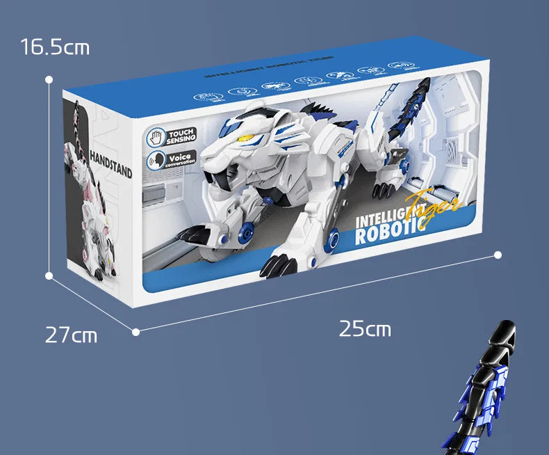 Jjrc R38 Smart Mechanical Tiger Robot Toy Electronic Pet With Touch Gesture Sensing Cross-Border Dancing Stunt Gift