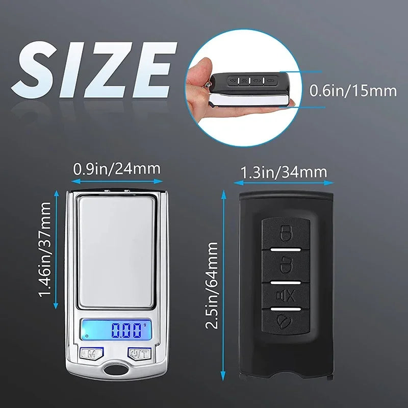Portable Mini Digital Pocket Scales 200g 0.01g For Gold Sterling Jewelry Gram Balance Weight Electronic Scales 1PC
